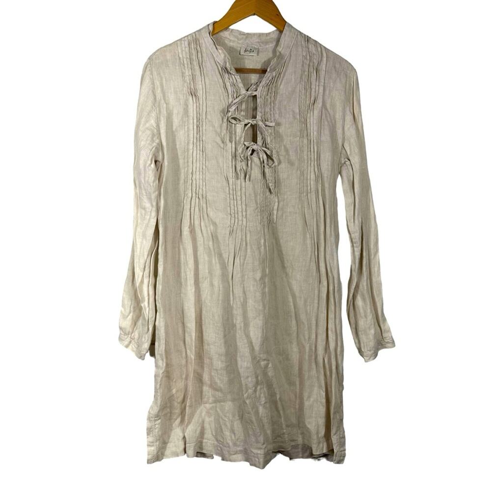 Arte Pura Linen Kaftan in Allen Farben Size Medium
